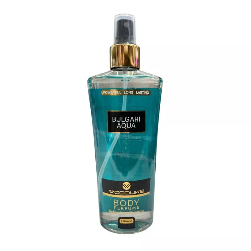 بادی اسپلش مردانه وودلایک Bulgari Aqua حجم 250 میلی لیتر
