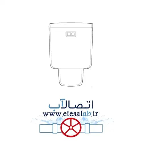 فلاش تانک کاسپین پلاس رنگی متالیک برند ایمن آب — تصویر ۲