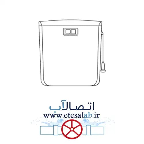 فلاش تانک کاسپین رنگی متالیک برند ایمن آب — تصویر ۲