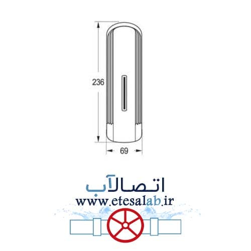 جامایع سفید مدل رویان برند ایمن آب — تصویر ۲