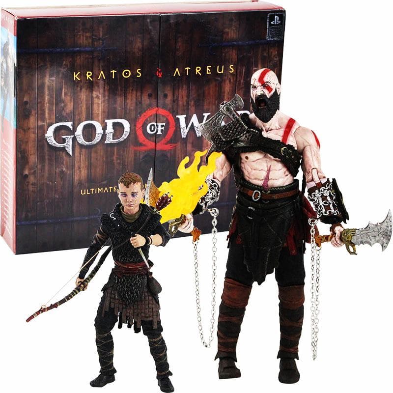 اکشن فیگور Neca طرح God Of War 3 Kratos & Atreus کد 49326