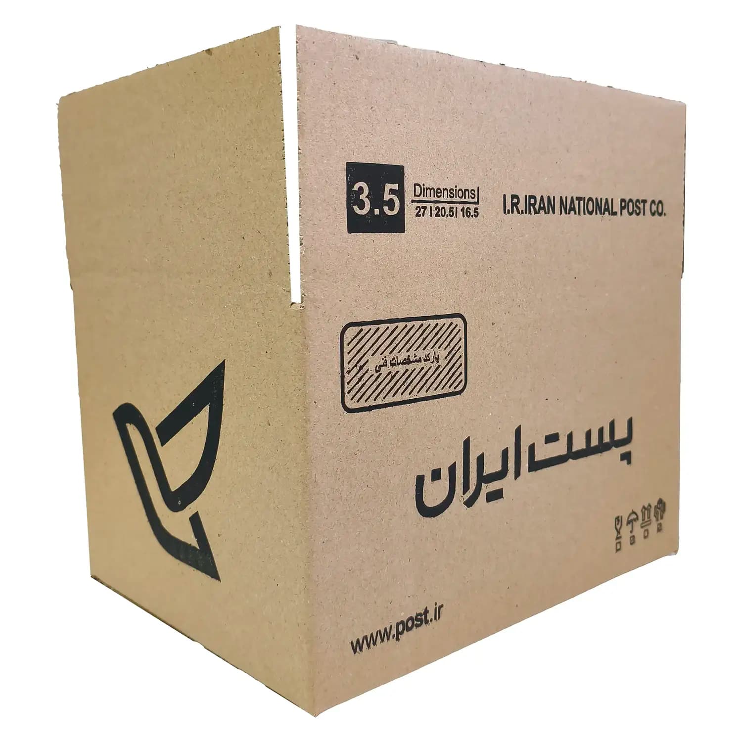 کارتن پستی سایز 3/5 سه لایه (20 عددی) — تصویر ۵