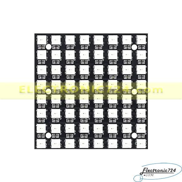 ماژول ال ای دی WS2812 RGB LED 64Bits Square — تصویر ۷