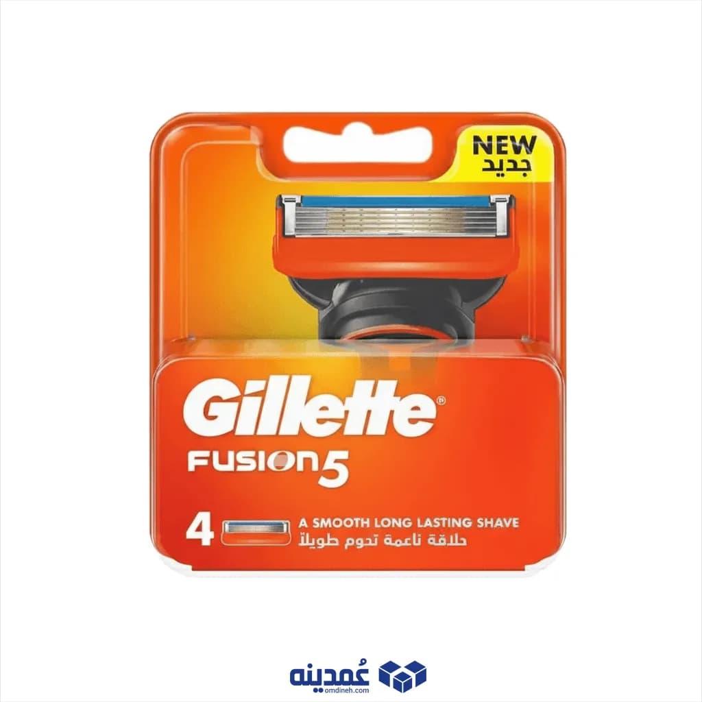 تیغ یدک فیوژن 5 ژیلت بسته 4 عددی Gillette Fusion — تصویر ۳