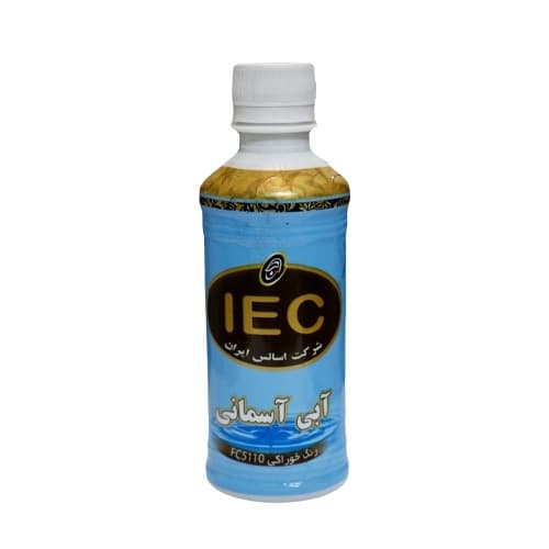 رنگ خوراکی اسانس ایران IEC مدل مایع آبی آسمانی – 250 گرم — تصویر ۳