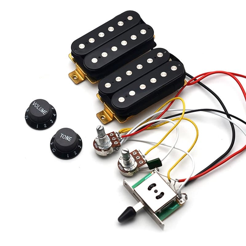 ست کامل پیکاپ هامباکر گیتار الکتریک Belcat Alnico 5 — تصویر ۶