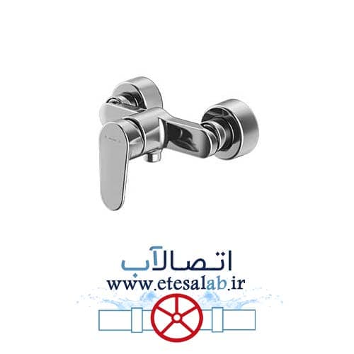 شیر توالت مدل آلپ کروم برند شودر — تصویر ۲