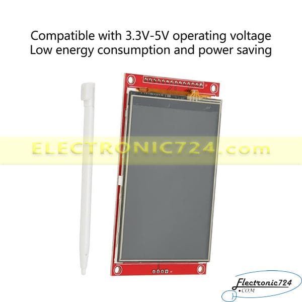 نمایشگر ال سی دی LCD 3.5 INCH ILI9488 SPI Touch — تصویر ۳