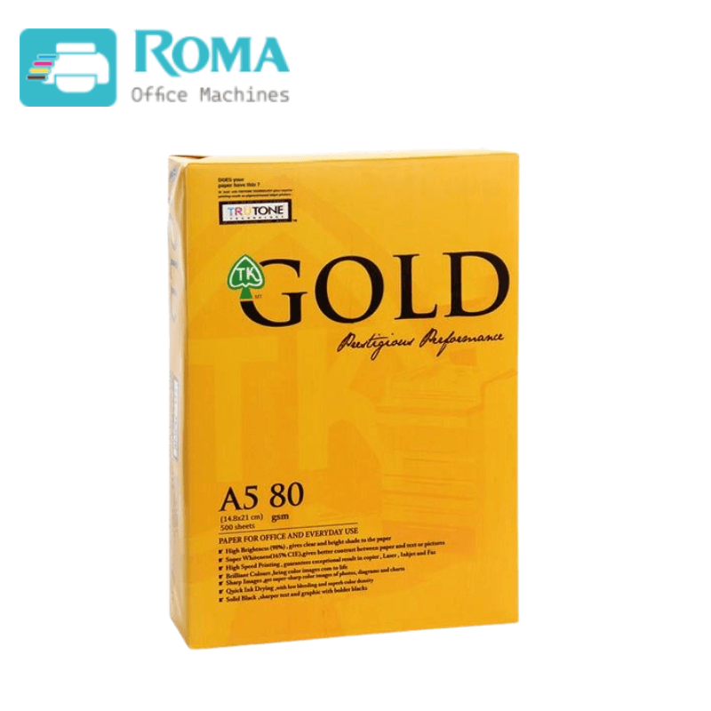 کاغذ A5 GOLD