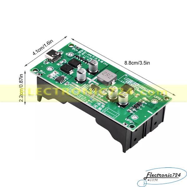 ماژول شارژ باتری لیتیومی 2 سل خروجی 12 ولت LX-2B UPS 3A — تصویر ۱۲