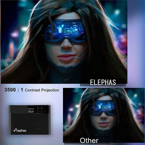مینی ویدیو پروژکتور ELEPHAS W13 — تصویر ۶