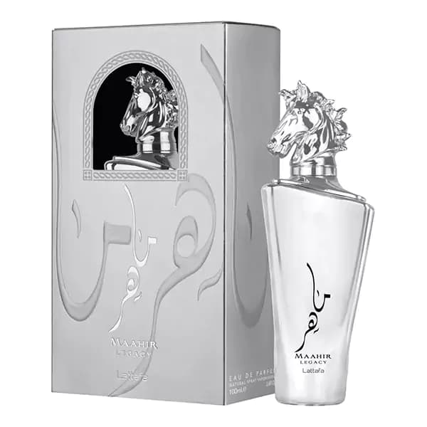 عطر لطافه ماهر لگاسی نقره ای | Lattafa Maahir Legacy — تصویر ۶