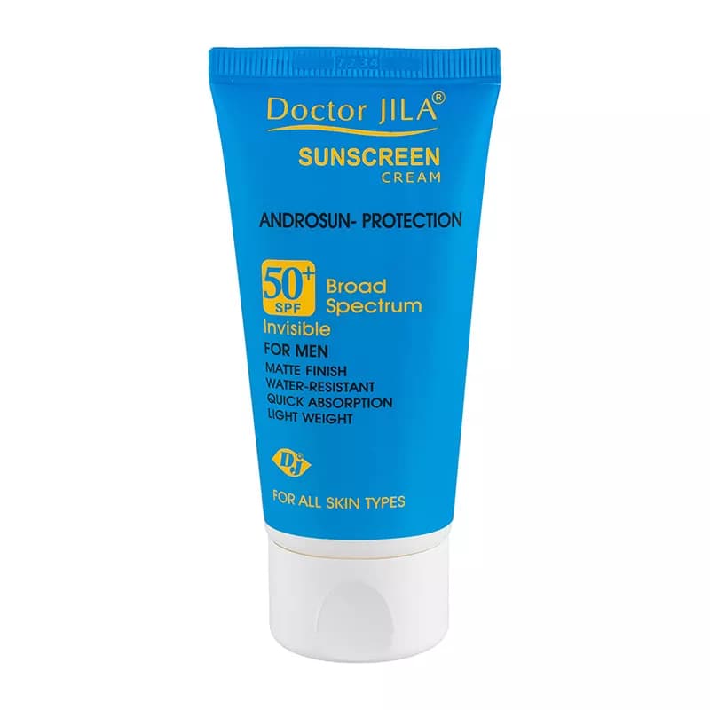 ضد آفتاب بی رنگ آندروسان دکتر ژیلا مناسب آقایان SPF 50