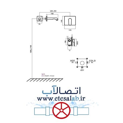 شیر روشویی ونتو برند البرز روز — تصویر ۱۰
