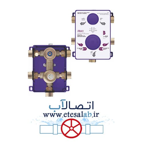 باکس شیر دوش ونتو توکار B تیپ 2 برند البرز روز — تصویر ۲