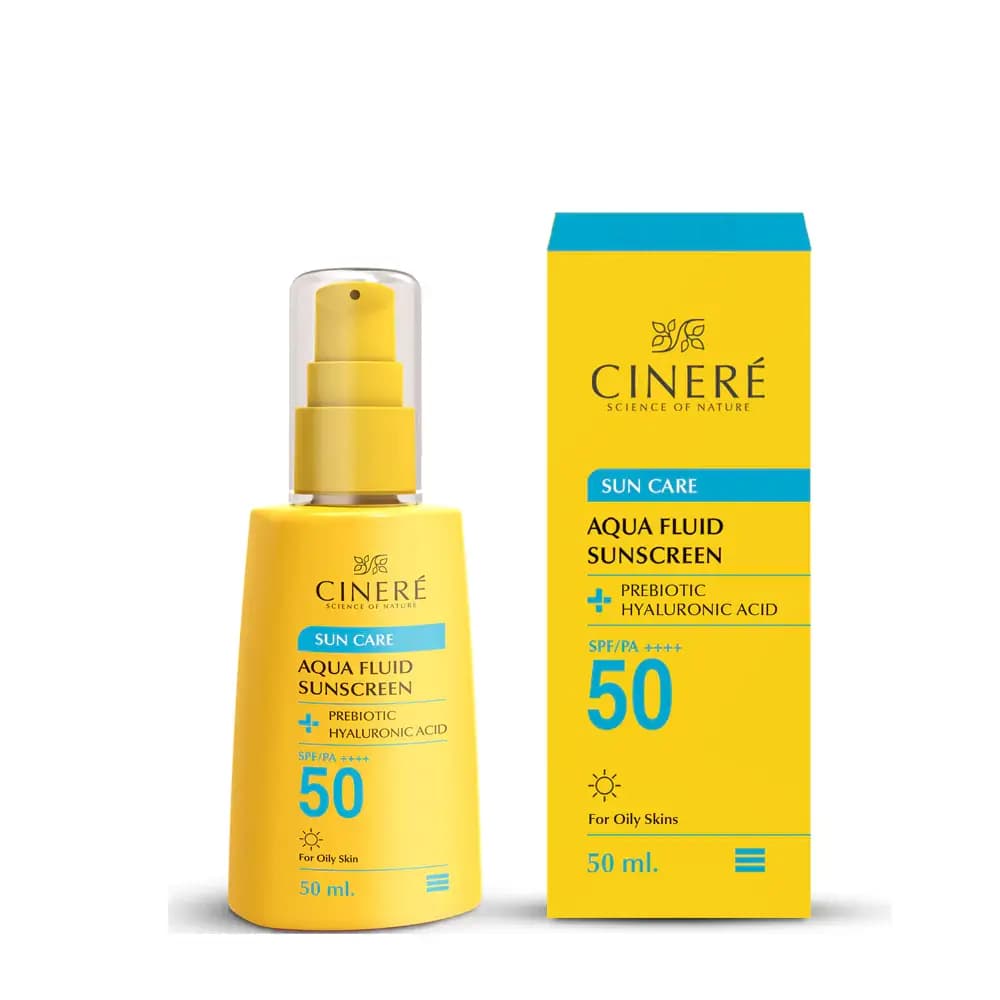 فلوئید ضد آفتاب بی رنگ سینره SPF50 حجم 50 میلی لیتر — تصویر ۳