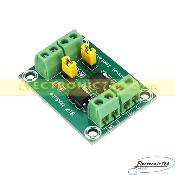 ایزولاتور 2 کانال اپتوکوپلری 2ch PC817 Optocoupler Isolation — تصویر ۵