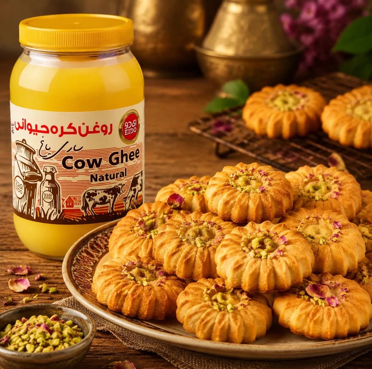 روغن کره حیوانی زرد کرمانشاهی ای دو – 500 گرم — تصویر ۷