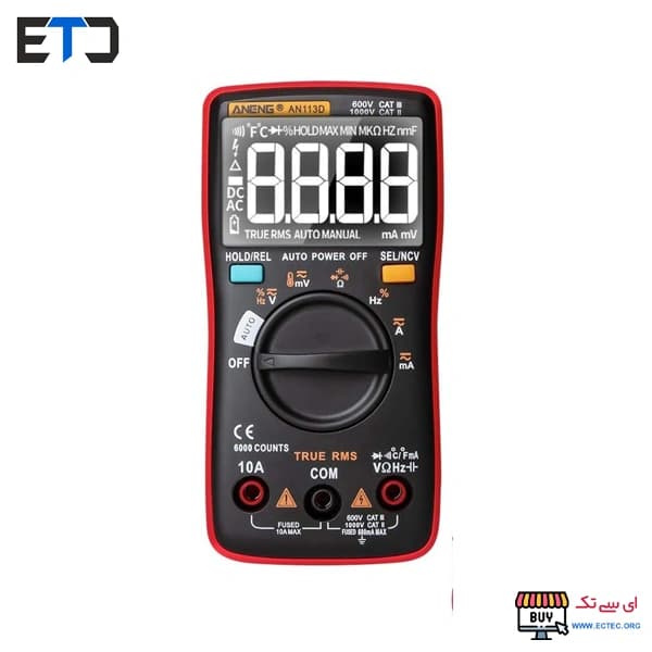 مولتی متر دیجیتالی اتورنج ANENG مدل AN113D — تصویر ۶
