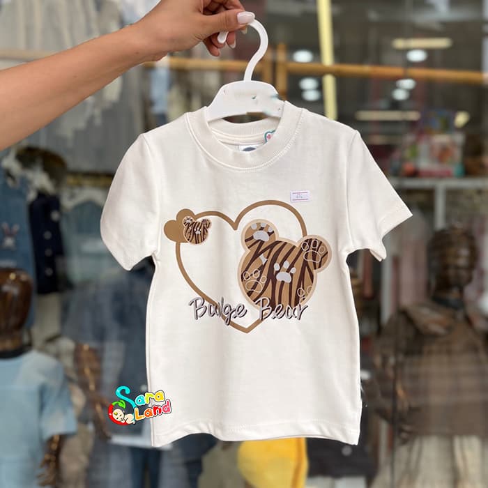 تیشرت و شلوارک قلب و خرس 6 ماه تا 2 سال — تصویر ۵