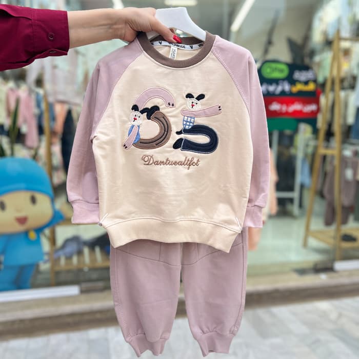 بلوز شلوار بچگانه طرح خرگوش — تصویر ۶