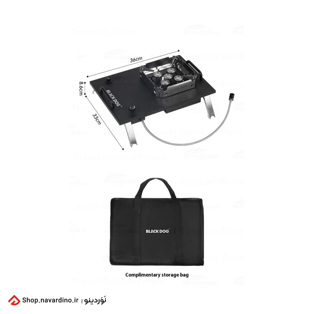 اجاق گاز 5 هسته بلک داگ CBD2550CF010 — تصویر ۸