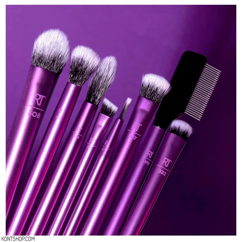 ست براش ۸ تکه آرایش چشم ریل تکنیک Everyday Eye Essentials — تصویر ۲