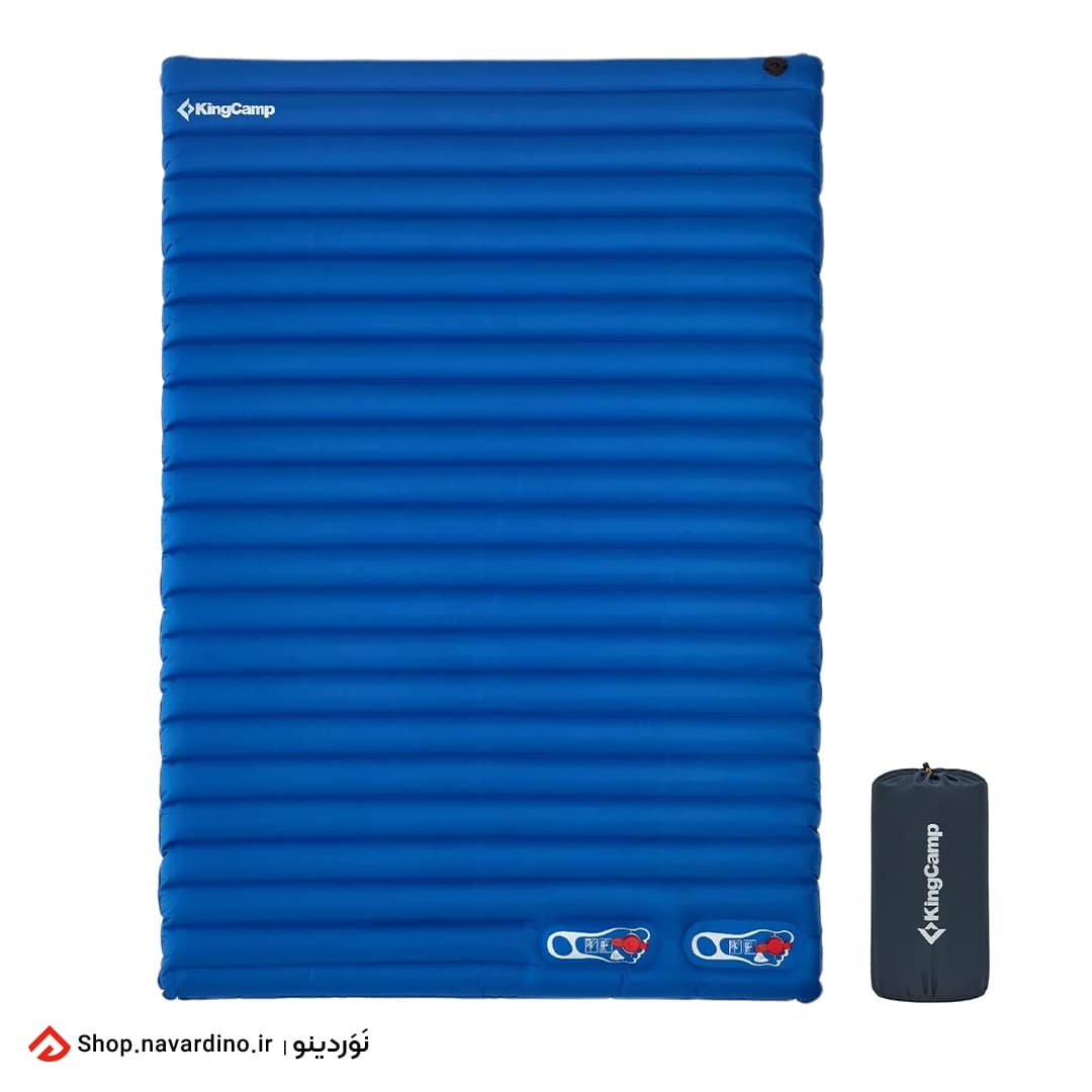 زیرانداز بادی 2 نفره کینگ کمپ KM3589 BLUE — تصویر ۸