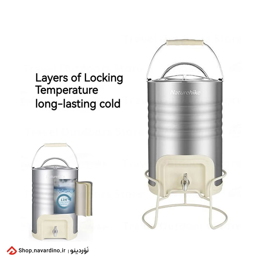 کلمن 10 لیتر نیچرهایک INSULATED BARREL — تصویر ۱۱