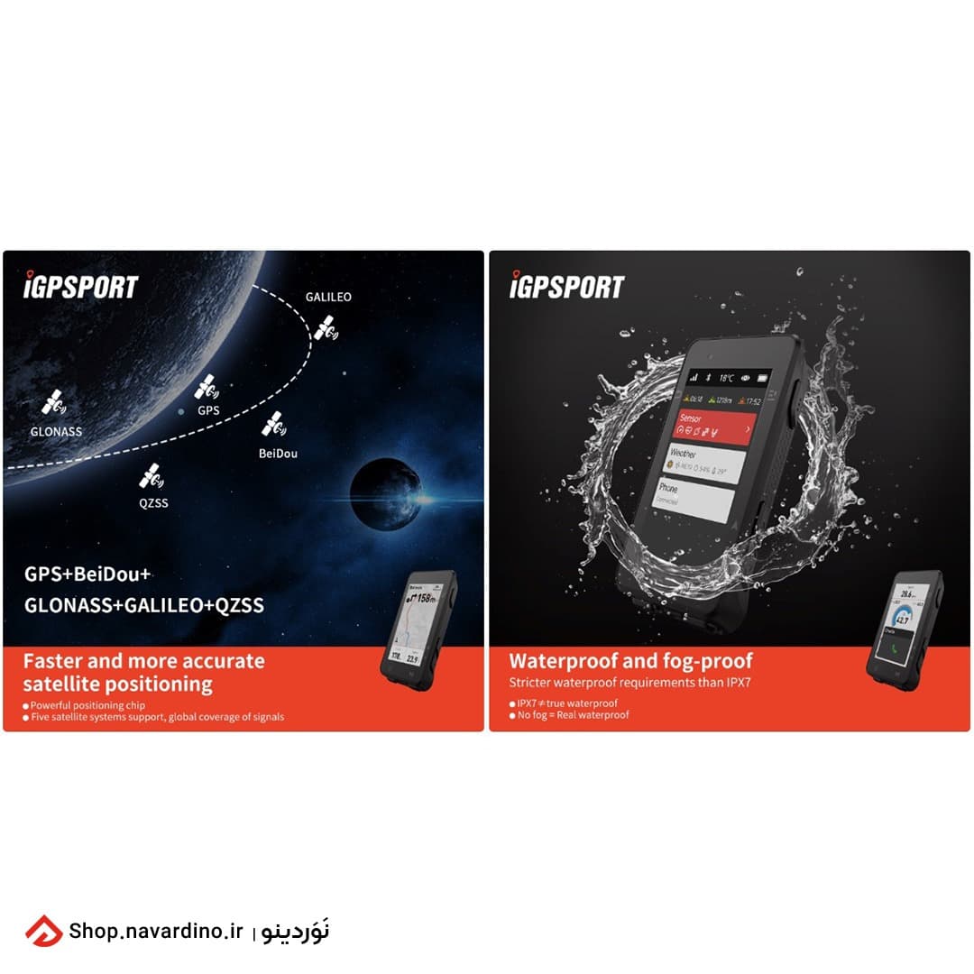 کامپیوتر دوچرخه iGPSPORT مدل iGS630S — تصویر ۱۲