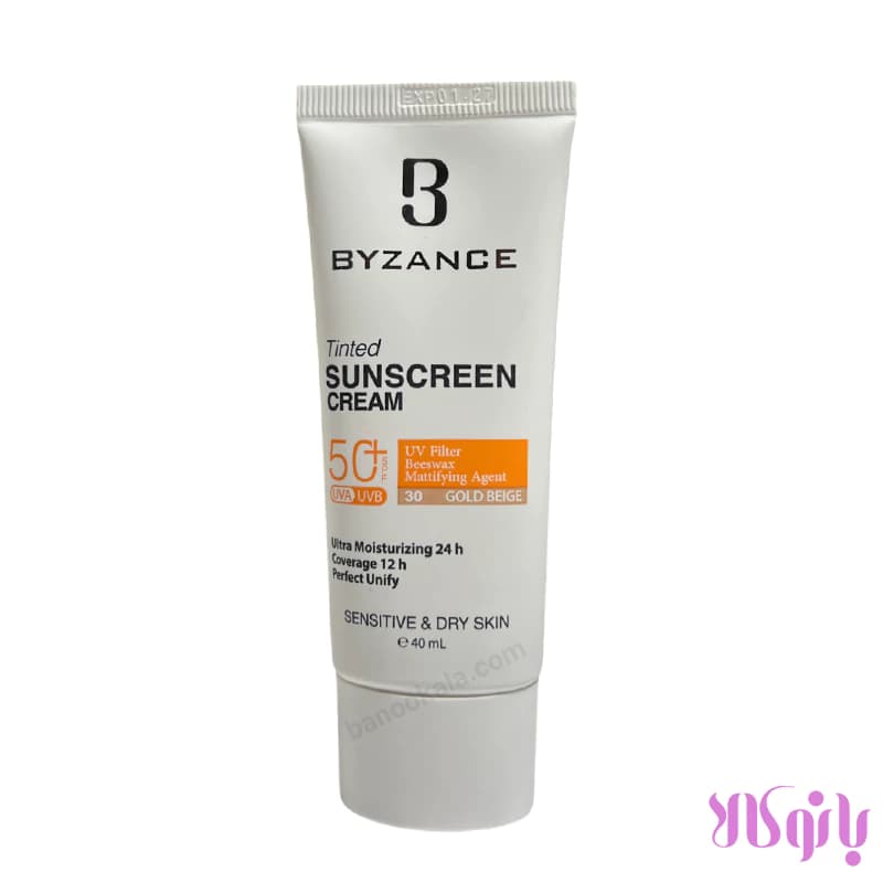 ضد آفتاب بیزانس رنگی مناسب پوست خشک حاوی SPF 50 — تصویر ۴