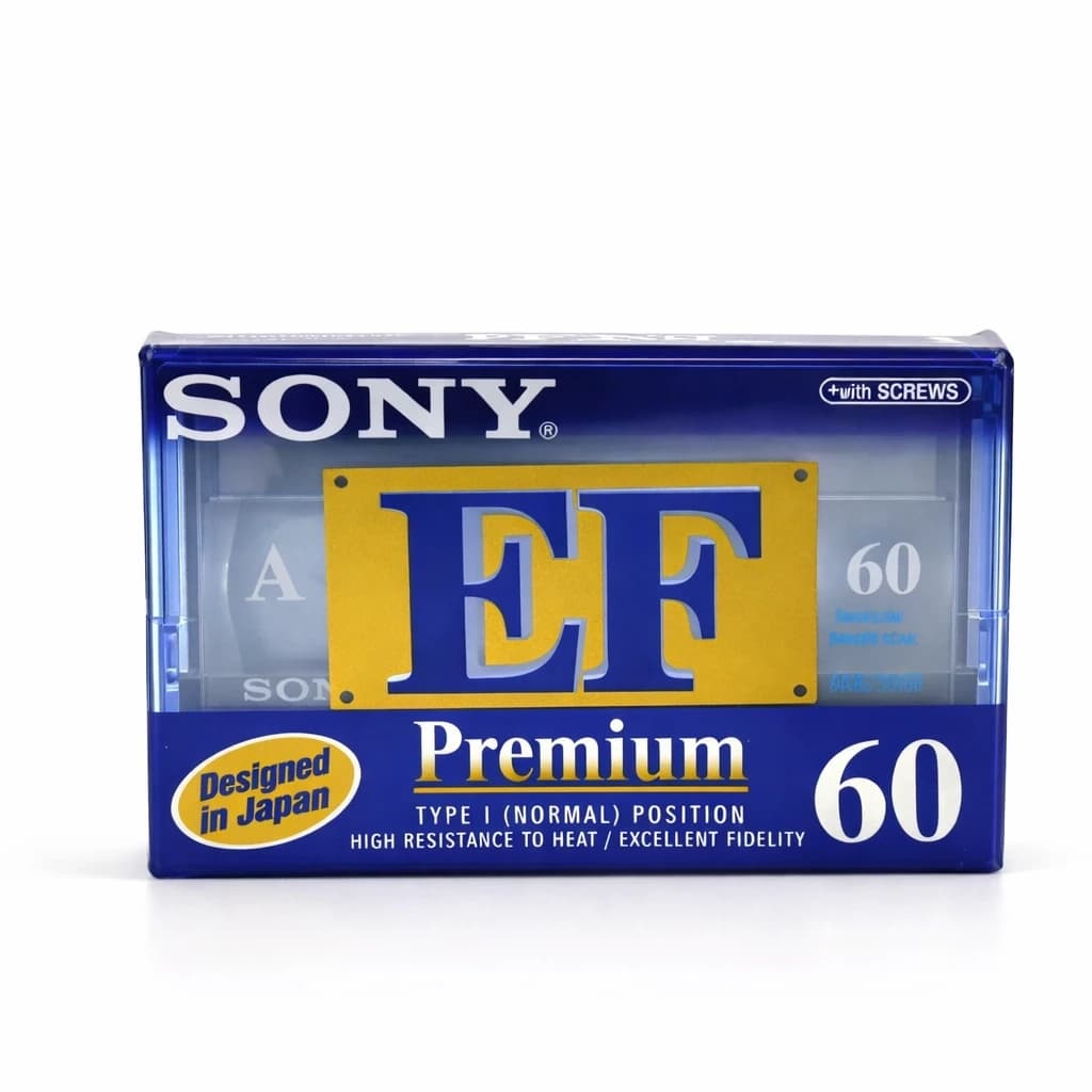 نوار کاست خام Sony EF Premium 60 — تصویر ۲