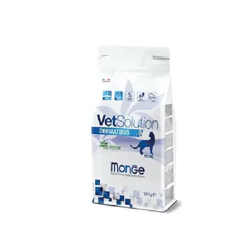 غذاي خشك فله ای گربه درماتوزیس مونژه (Monge Vetsolution Dermatosis) — تصویر ۲