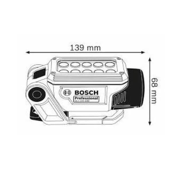 چراغ قوه شارژی بوش مدل gli 12v-330 — تصویر ۸