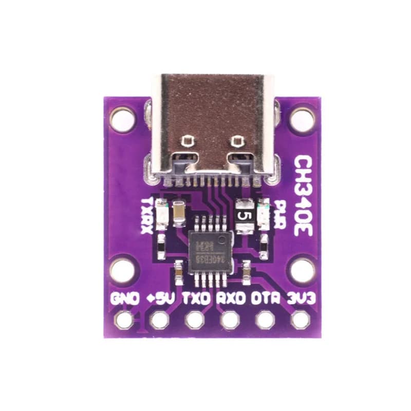 ماژول مبدل USB Type-C به TTL با تراشه CH340E — تصویر ۷