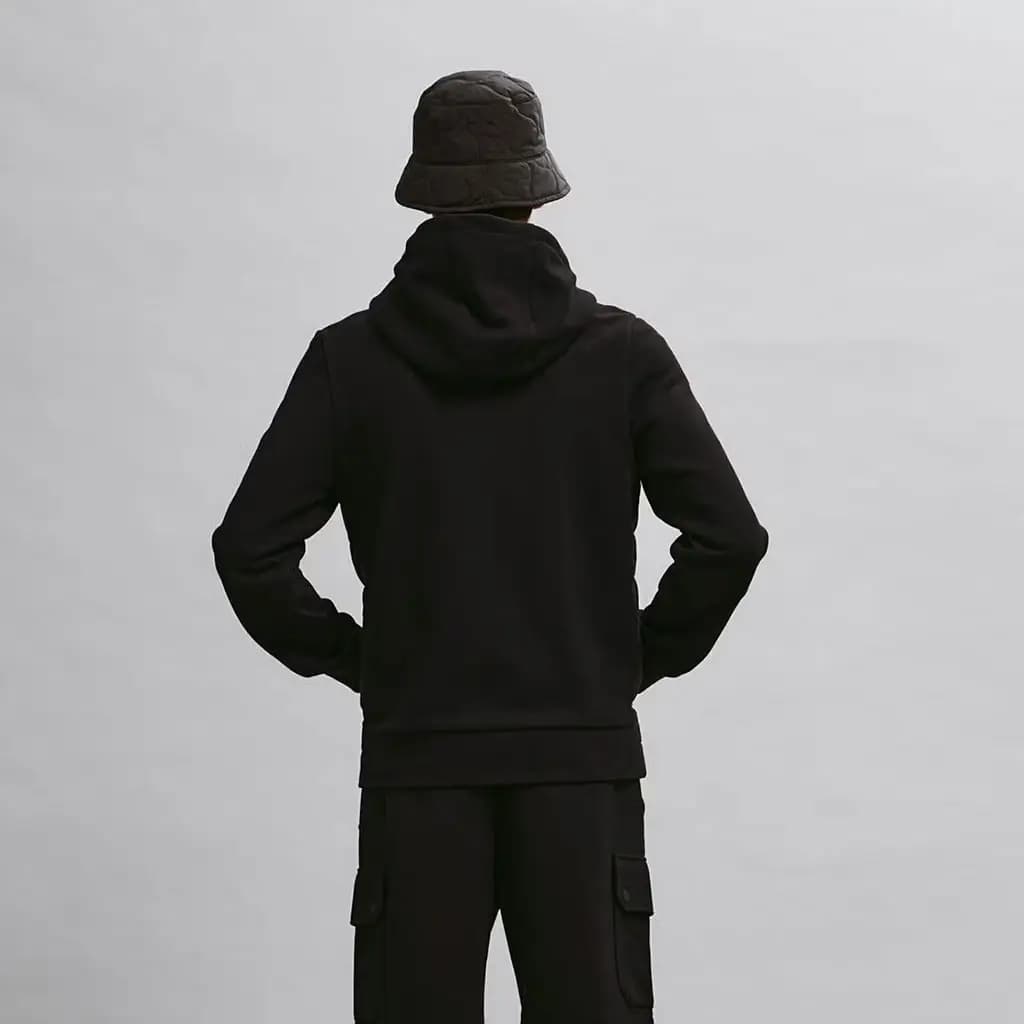 کاپشن مردانه کلاه دار مدل هیبرید از برند H&M — تصویر ۴
