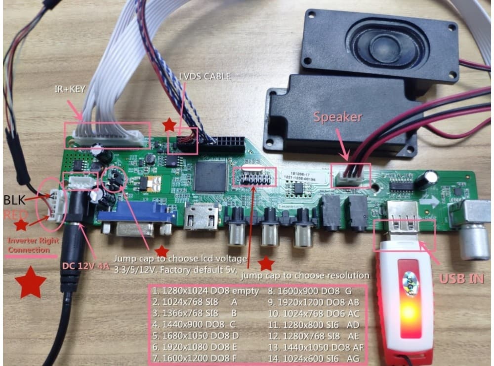 مین برد همه کاره LCD تلوزیون مدل HDVX9-AS — تصویر ۱۰
