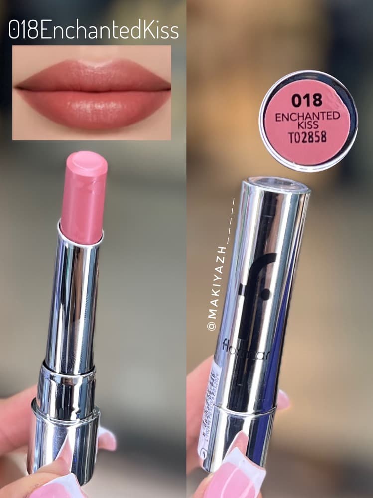 رژلب جامد براق فلورمار مدل Sheer Up کد018(enchantedkiss) — تصویر ۲