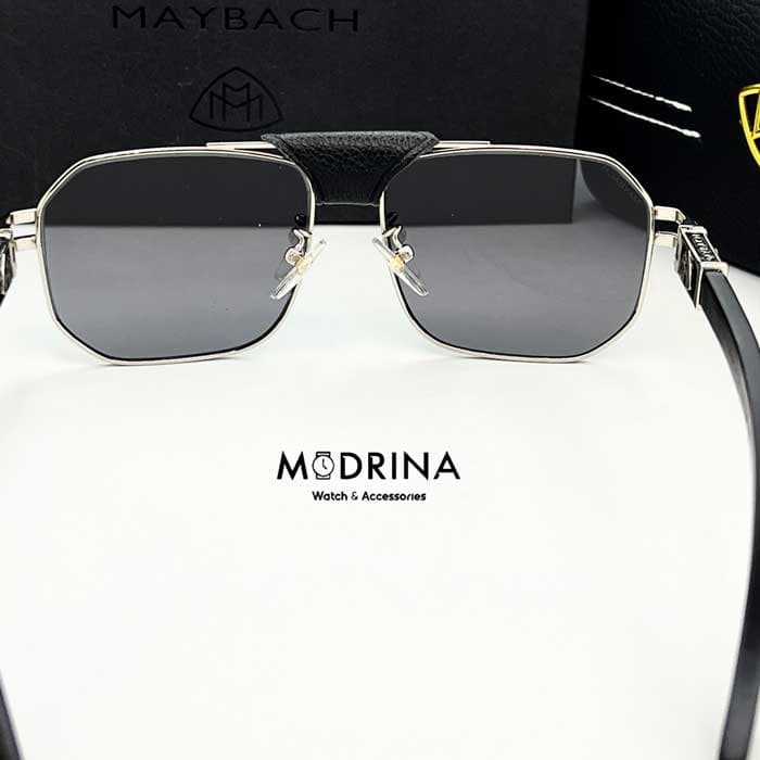 عینک مردانه میباخ Maybach نقره ای — تصویر ۹