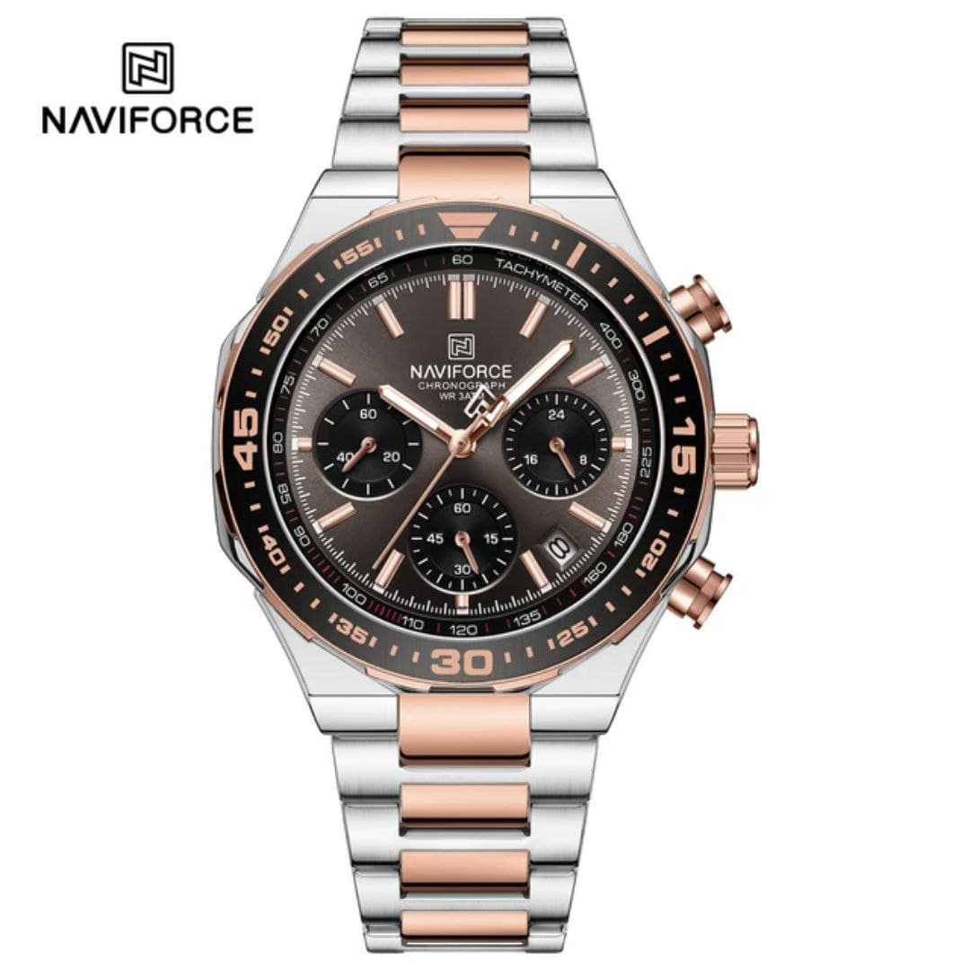 ساعت لاکچری مردانه نیوی فورس NAVIFORCE مدل 8049 — تصویر ۲