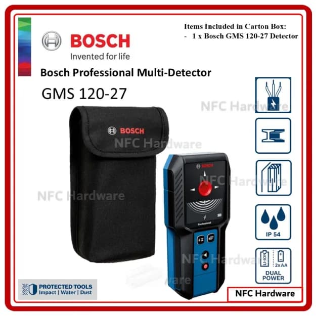 ردیاب فلز 120 میلیمتری بوش مدل Gms 120-27 — تصویر ۸