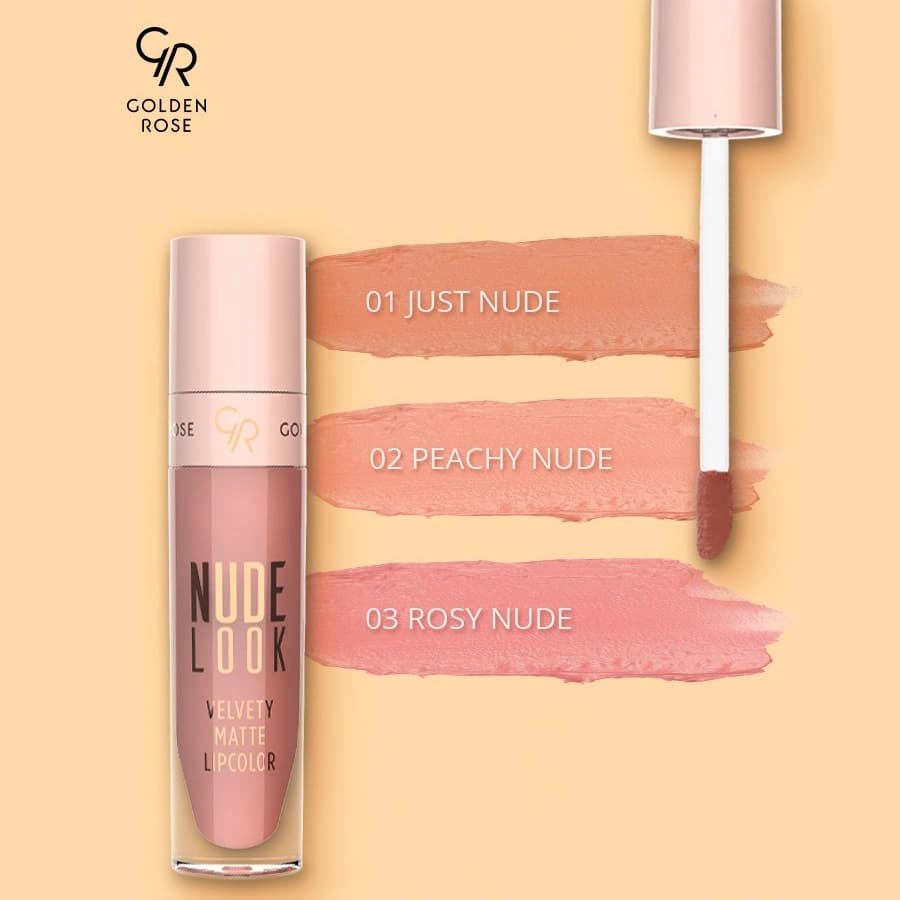 رژ لب مایع مات Nude Look گلدن رز — تصویر ۴