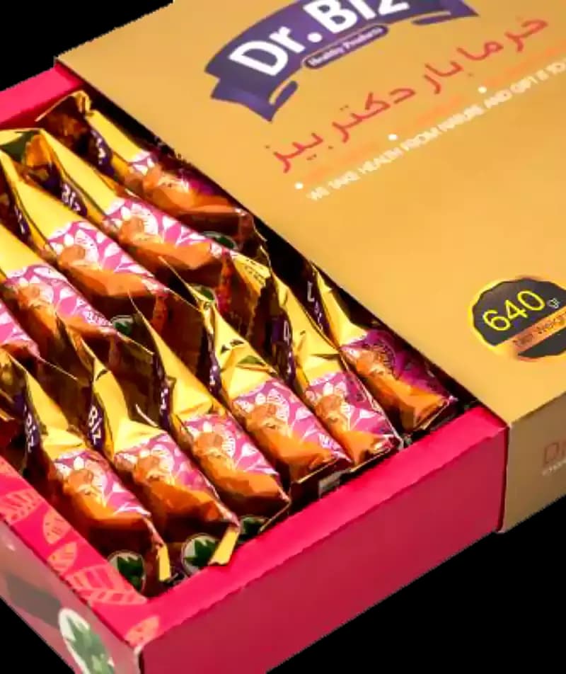 خرما بار تقویتی دکتر بیز — تصویر ۳