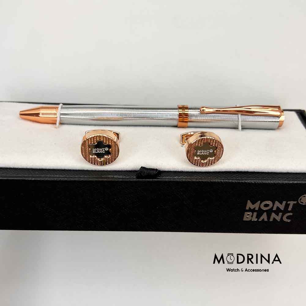 خودکار و دکمه سرآستین مون بلان MontBlanc