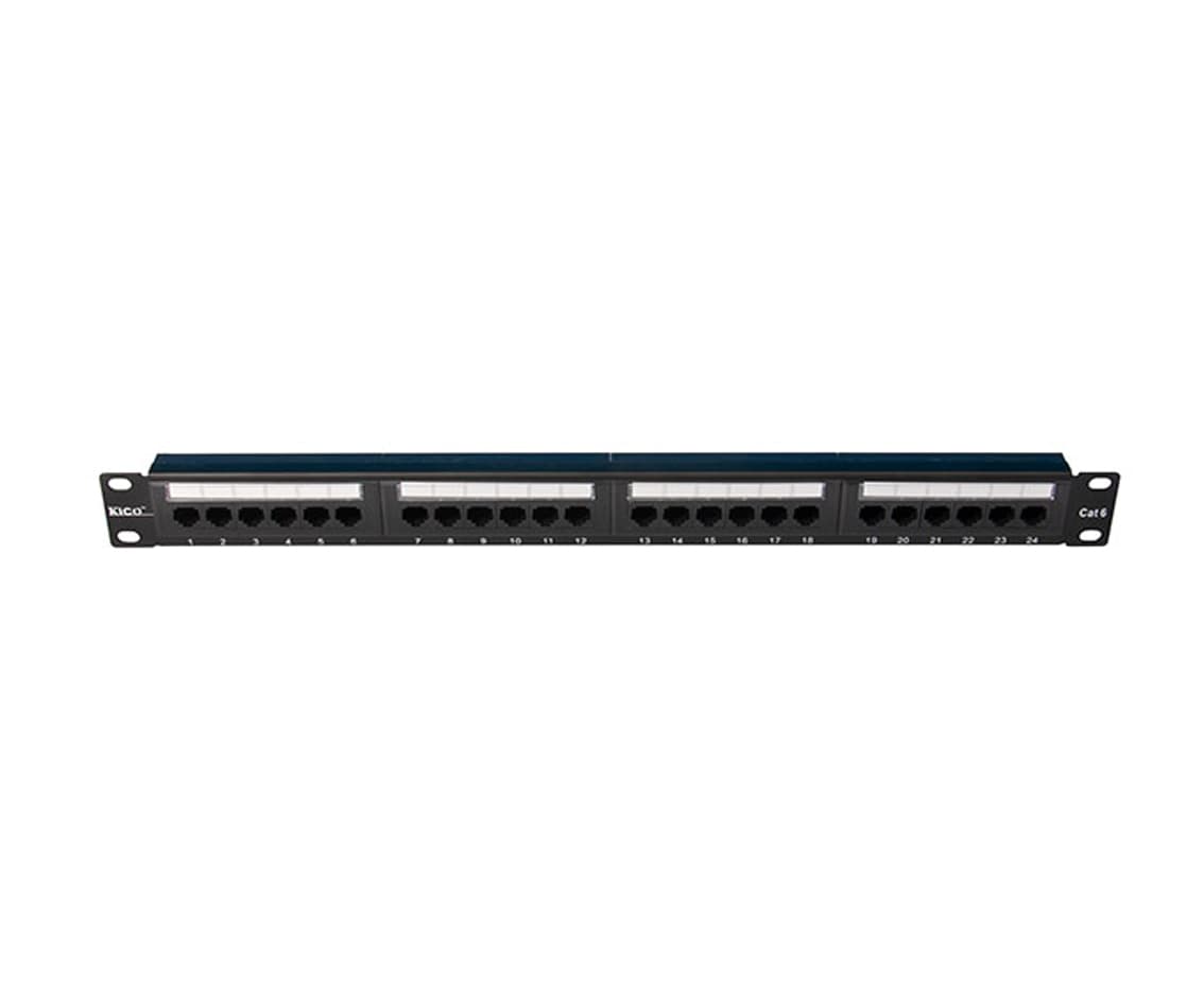 پچ پنل لودد 24 پورت Kico Patch Panel 24 Ports CAT 6