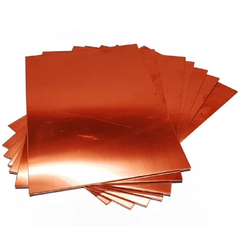 صفحه آهنی روکش مس 300*300
