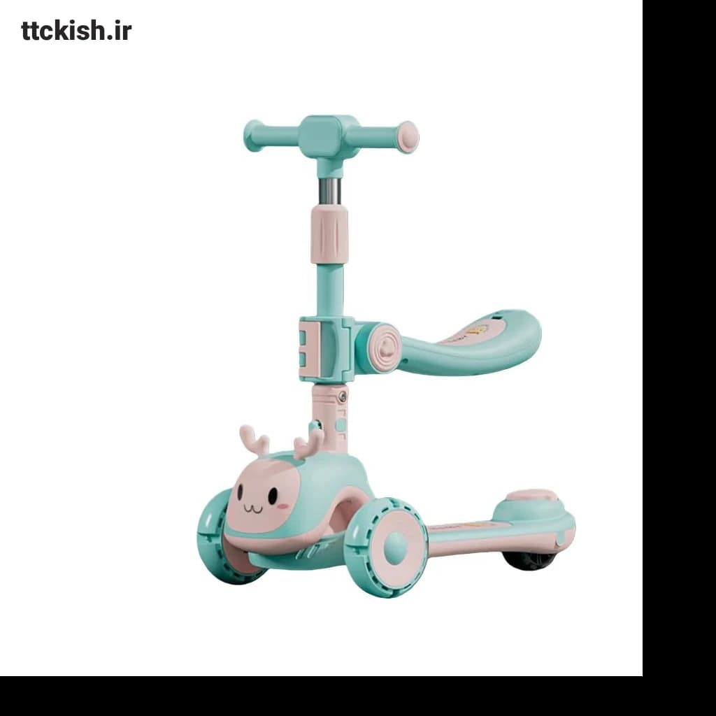اسکوتر صندلی دار موزیکال چراغ دار مدل Tico — تصویر ۵