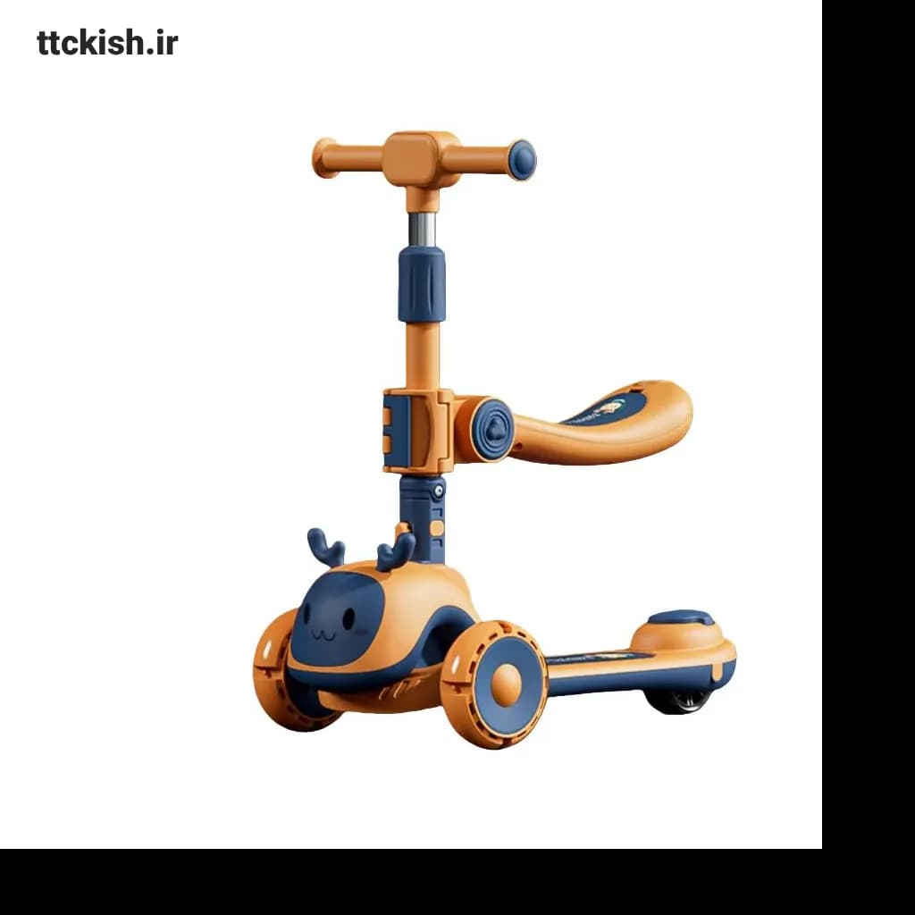 اسکوتر صندلی دار موزیکال چراغ دار مدل Tico