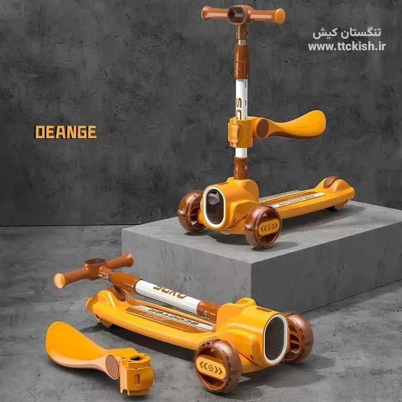 اسکوتر صندلی دار موزیکال پسرانه دخترانه مدل Smart Plus
