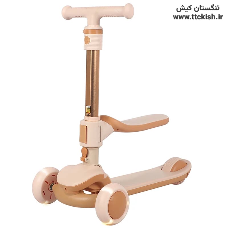 اسکوتر صندلی دار موزیکال چراغ دار مدل Turbo Plus — تصویر ۳